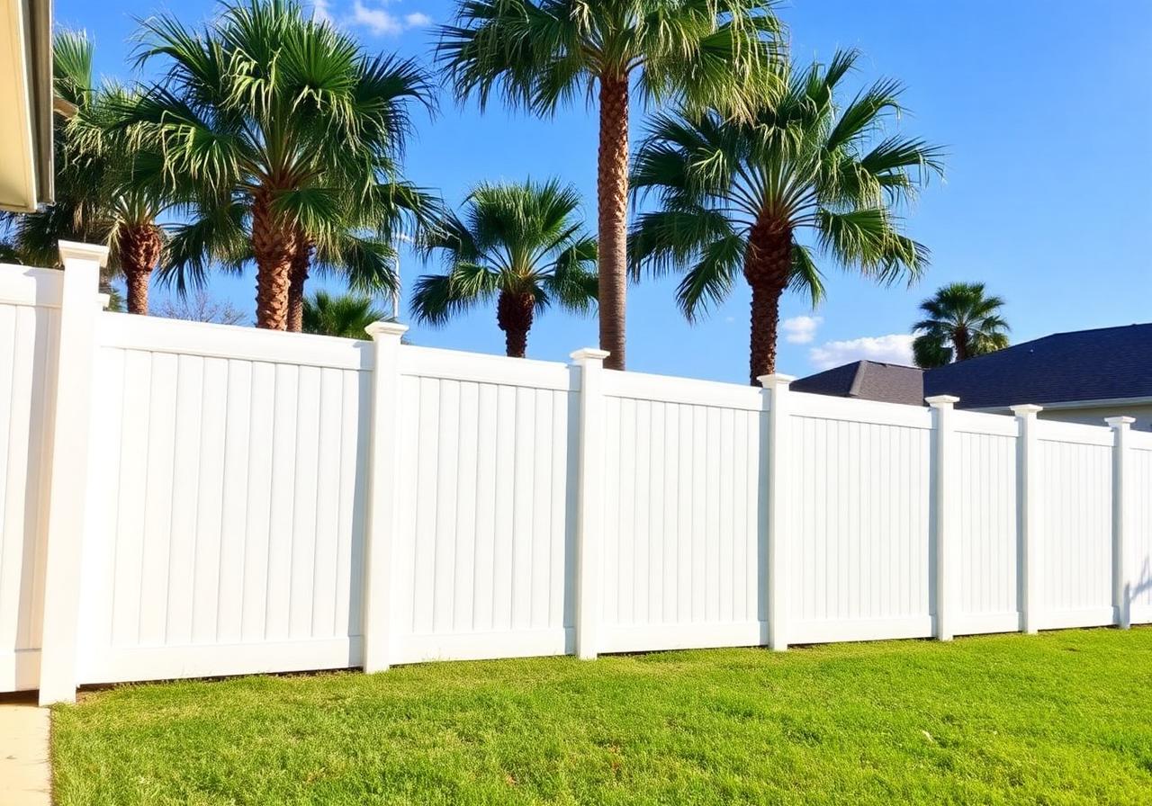 Vinyl Privacy Fencing